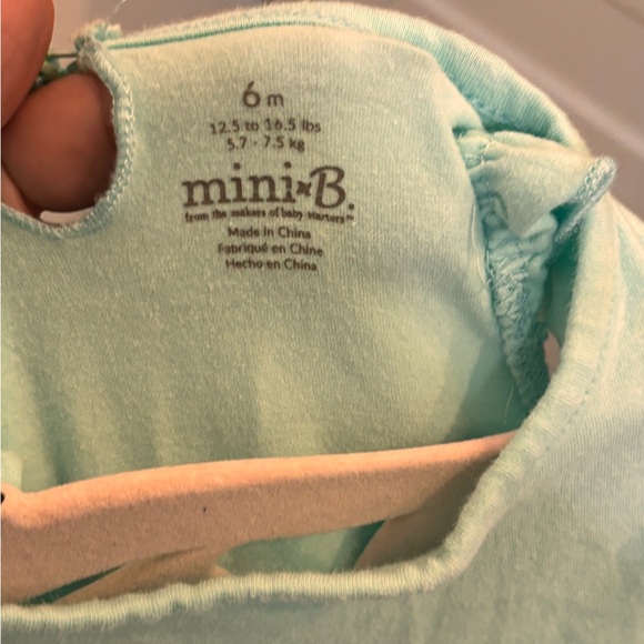 Mini B Tulle Green sparkle dress Size 6 Months with bottom piece - Picture 8 of 8